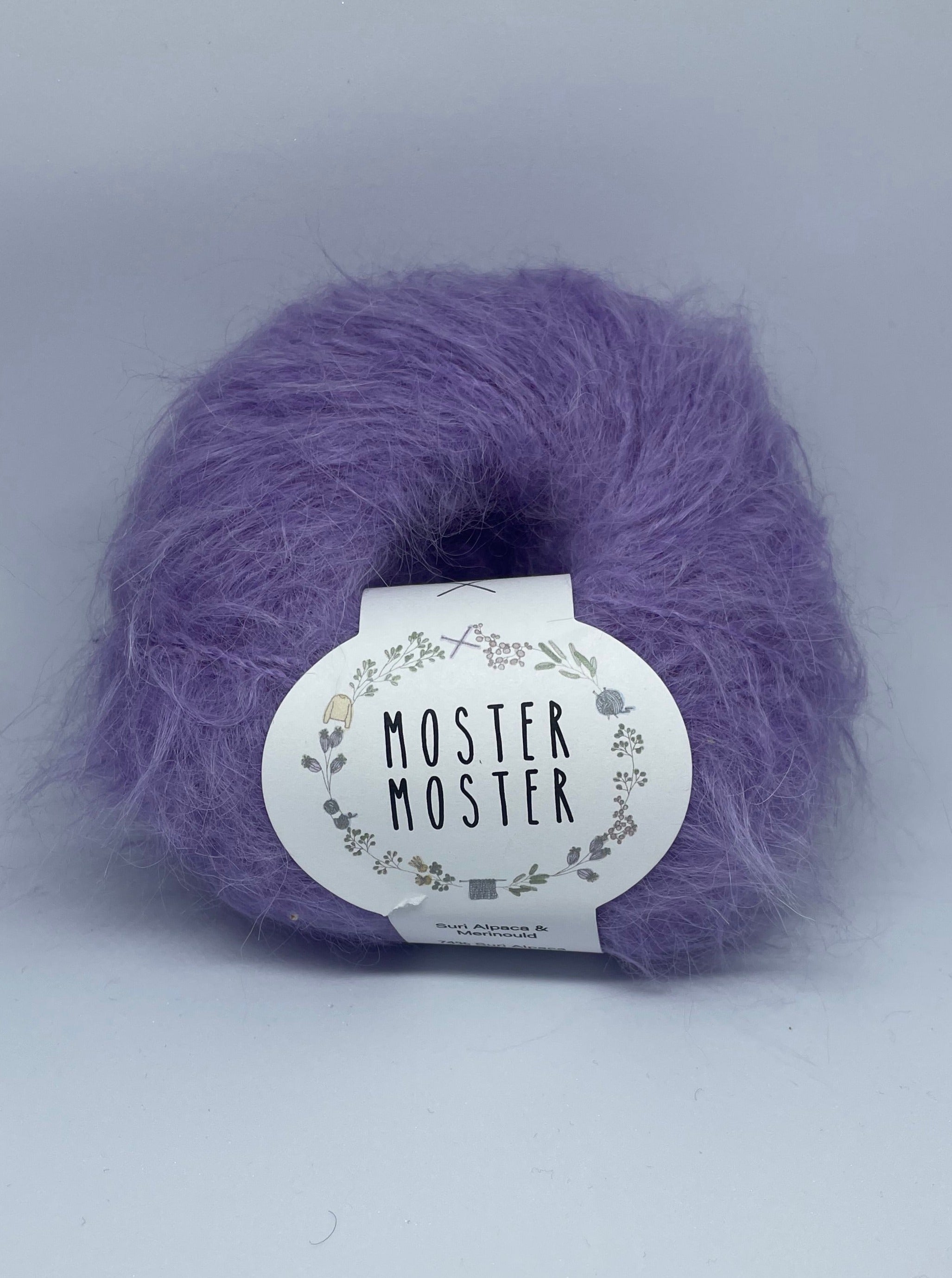 LIGHT PURPLE (SURI ALPACA & MERINO WOOL)